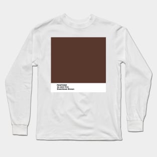 PANTONE 19-1223 TCX Downtown Brown Long Sleeve T-Shirt